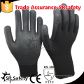 SRSAFETY 13G Knitted nylon liner nitrile coated black work glove/cheap nitrile palm gloves